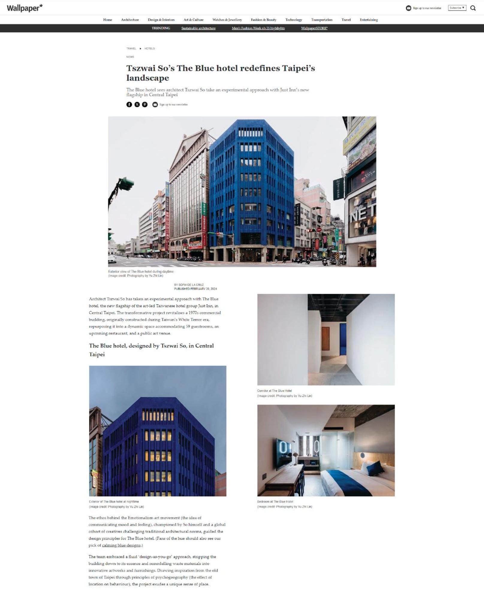 The Blue By Just Hotel Taipei