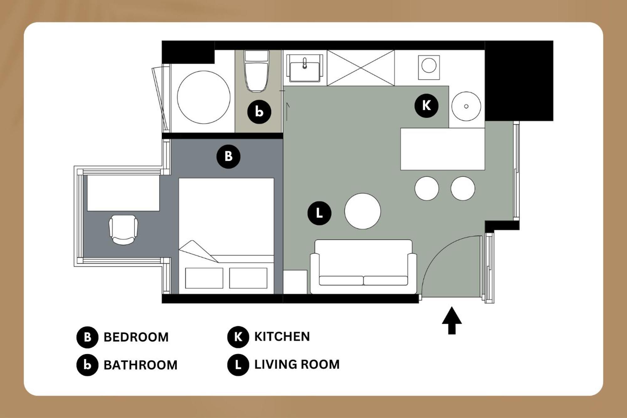 1b1b Cinema, Kitchen, Bathtub, Desk, 1.5min To Mrt • 1房1衛 家庭戲院、廚房、浴缸、書桌，1.5分到市府捷運 Apartment