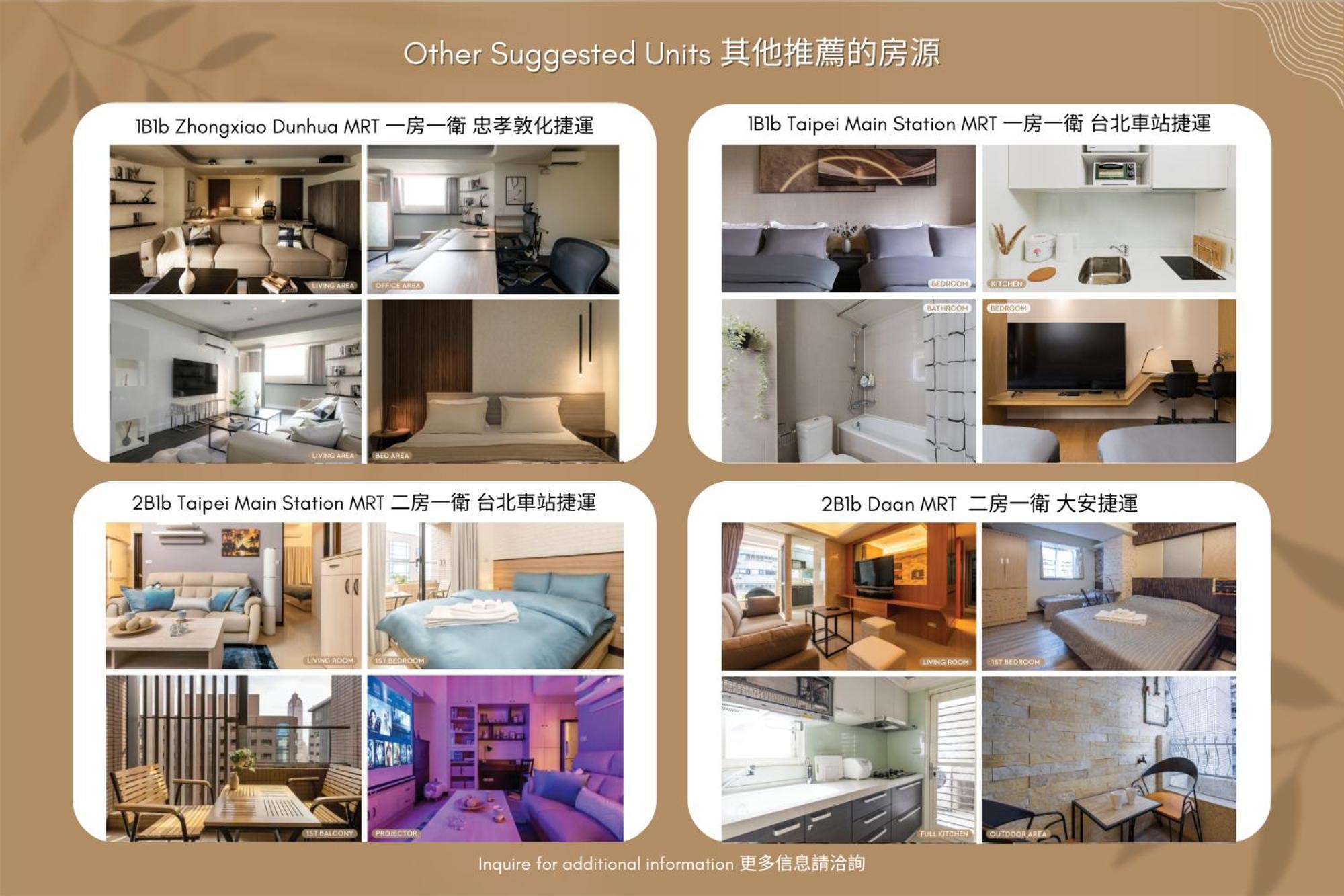 1b1b Cinema, Kitchen, Bathtub, Desk, 1.5min To Mrt • 1房1衛 家庭戲院、廚房、浴缸、書桌，1.5分到市府捷運 Taipei