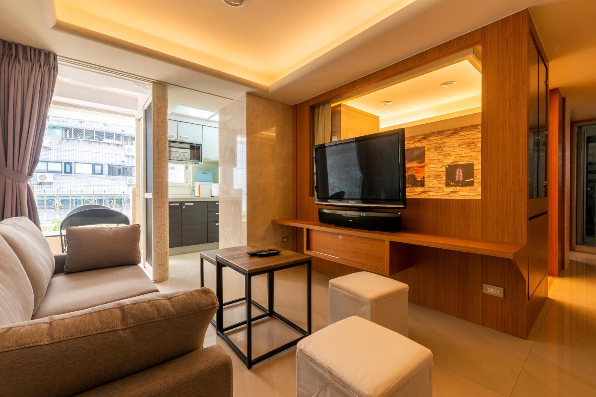 Comfy & 2b1b, Sleeps 5, 3min To Daan Mrt 舒適市中心 2房1衛 睡5人 3分到大安站 Taipei