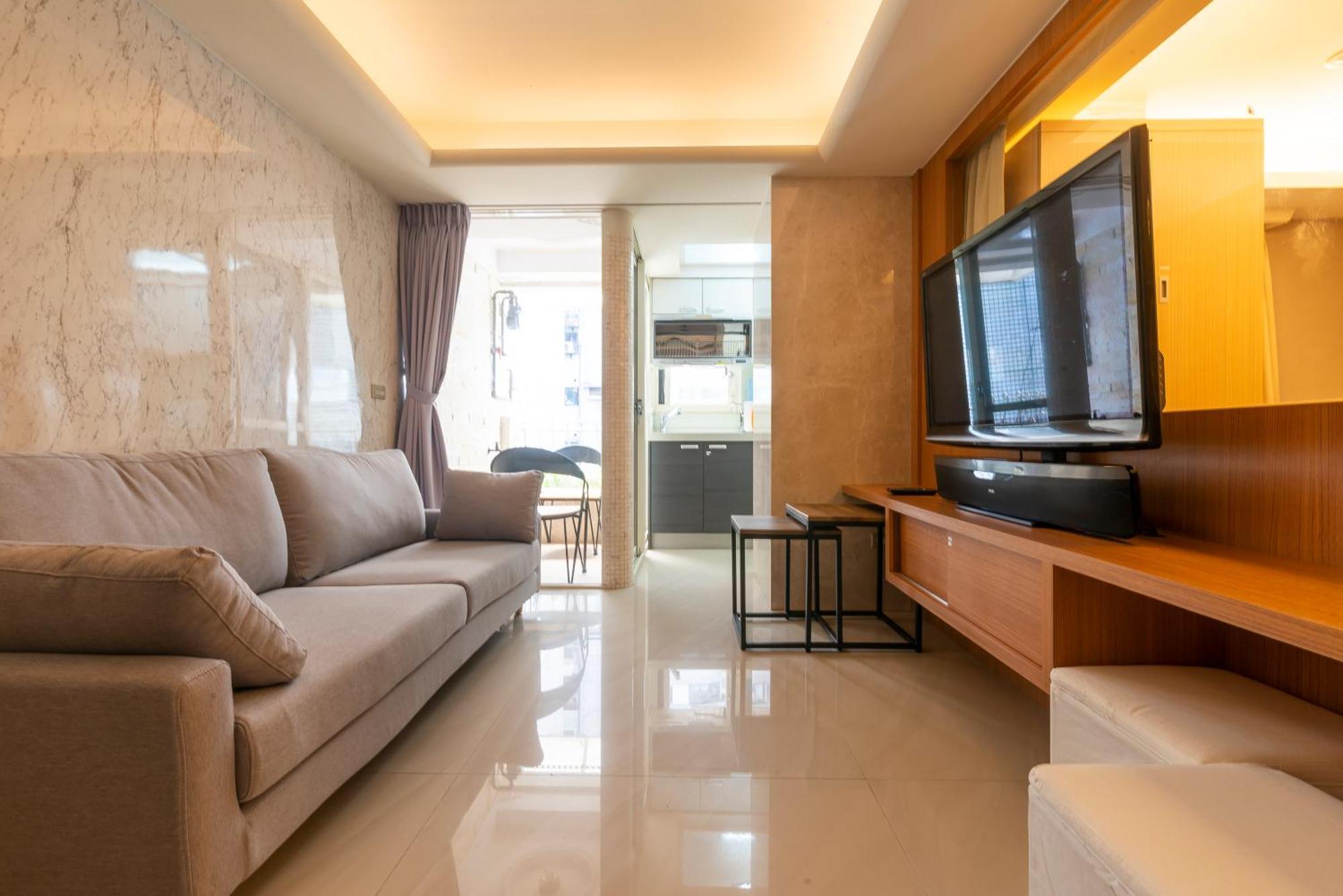 Comfy & 2b1b, Sleeps 5, 3min To Daan Mrt 舒適市中心 2房1衛 睡5人 3分到大安站 *