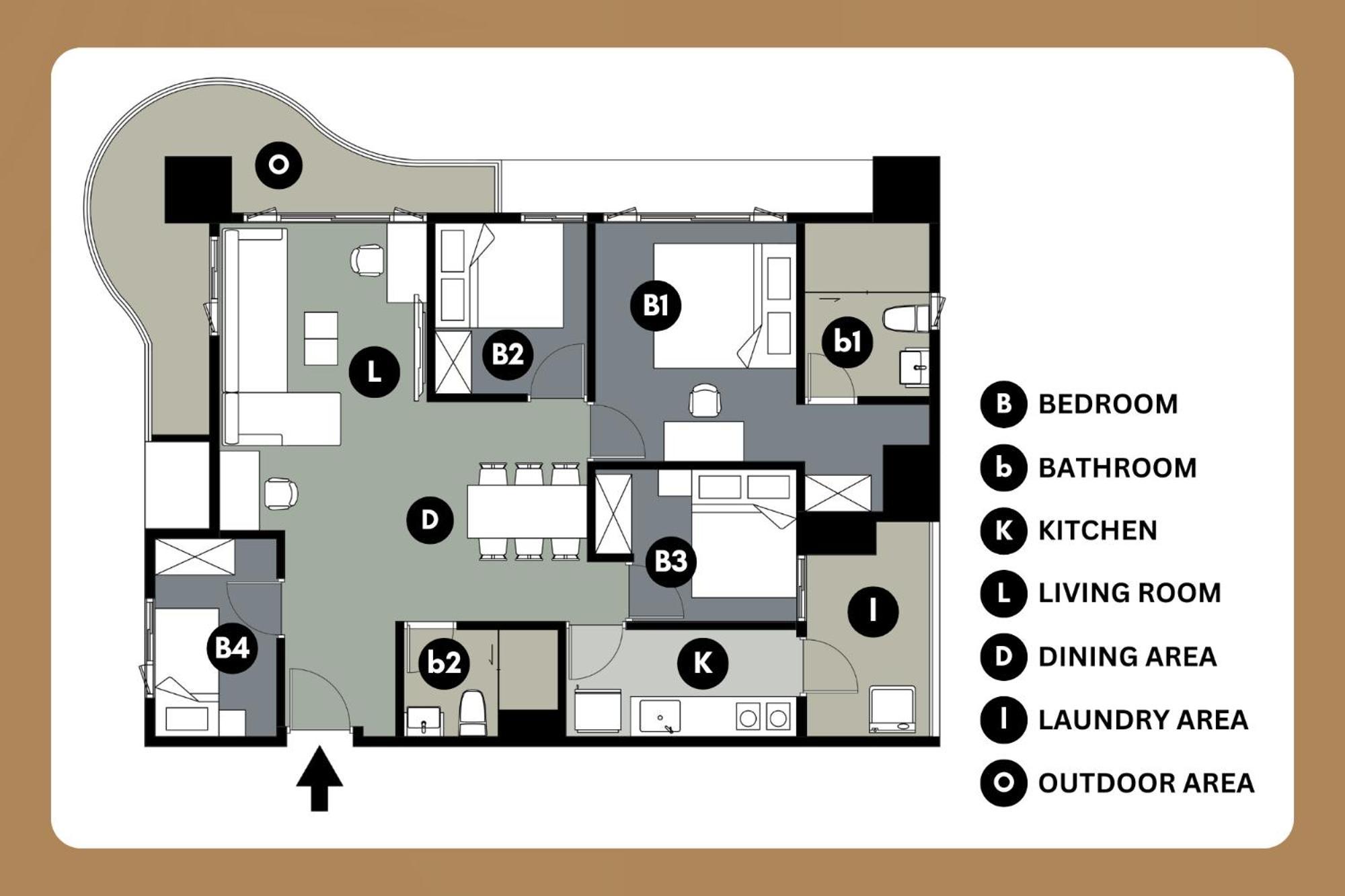 Apartment High Floor New Bldg 4b2bldk Ximending, Stunning Views • 高層新樓 4房2衛 西門町 美景