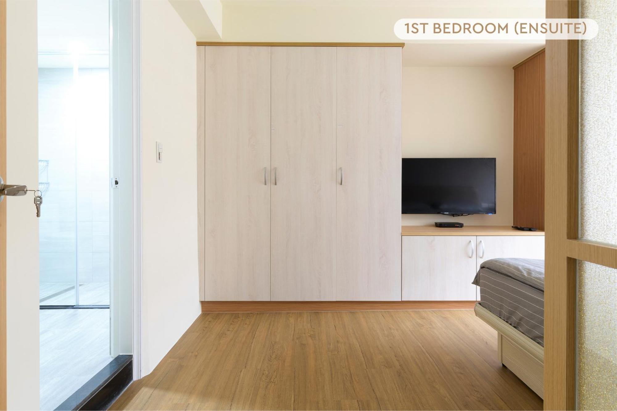 Apartment Three Master Bedrooms 4b4b 1min To Sys Mrt 三主臥4房4衛 1分到國父紀念館站 *
