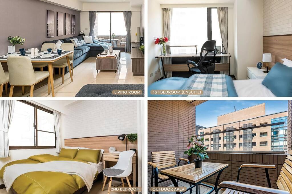 New Building 3b2bldk Workspace Main Station • 新大樓 台北車站 3房2衛 客廳廚房 工作空間 Apartment *
