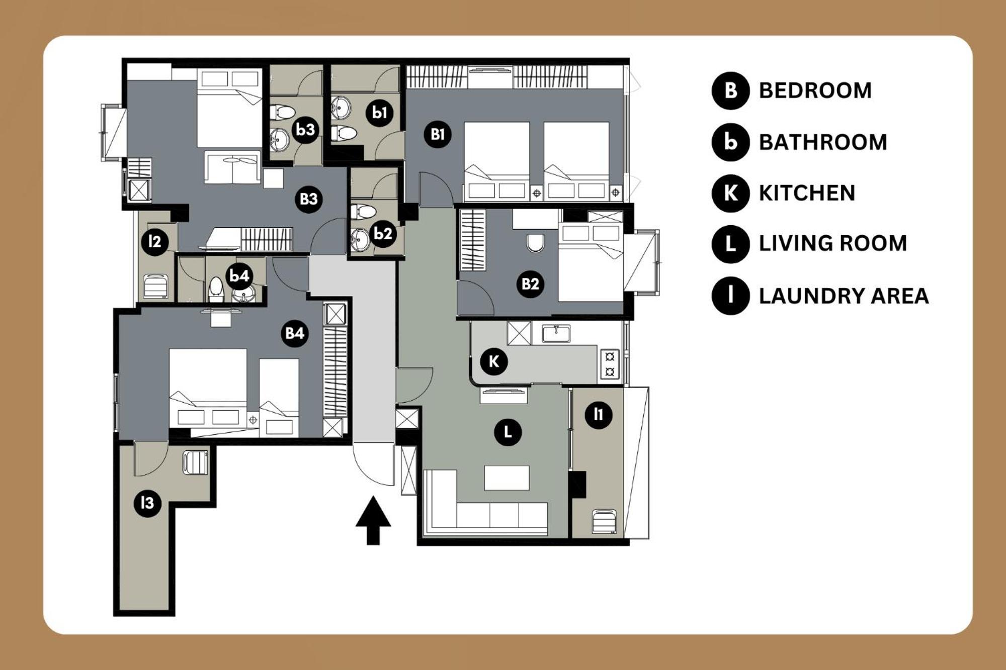 Three Master Bedrooms 4b4b 1min To Sys Mrt 三主臥4房4衛 1分到國父紀念館站 *