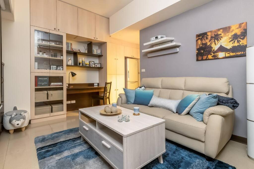 New Building 2b1blk Workspace Main Station • 新大樓 台北車站 2房1衛 客廳廚房 工作空間 Apartemen *