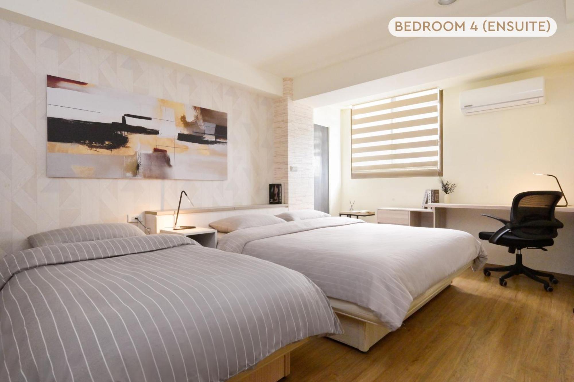 Three Master Bedrooms 4b4b 1min To Sys Mrt 三主臥4房4衛 1分到國父紀念館站 * Taipei